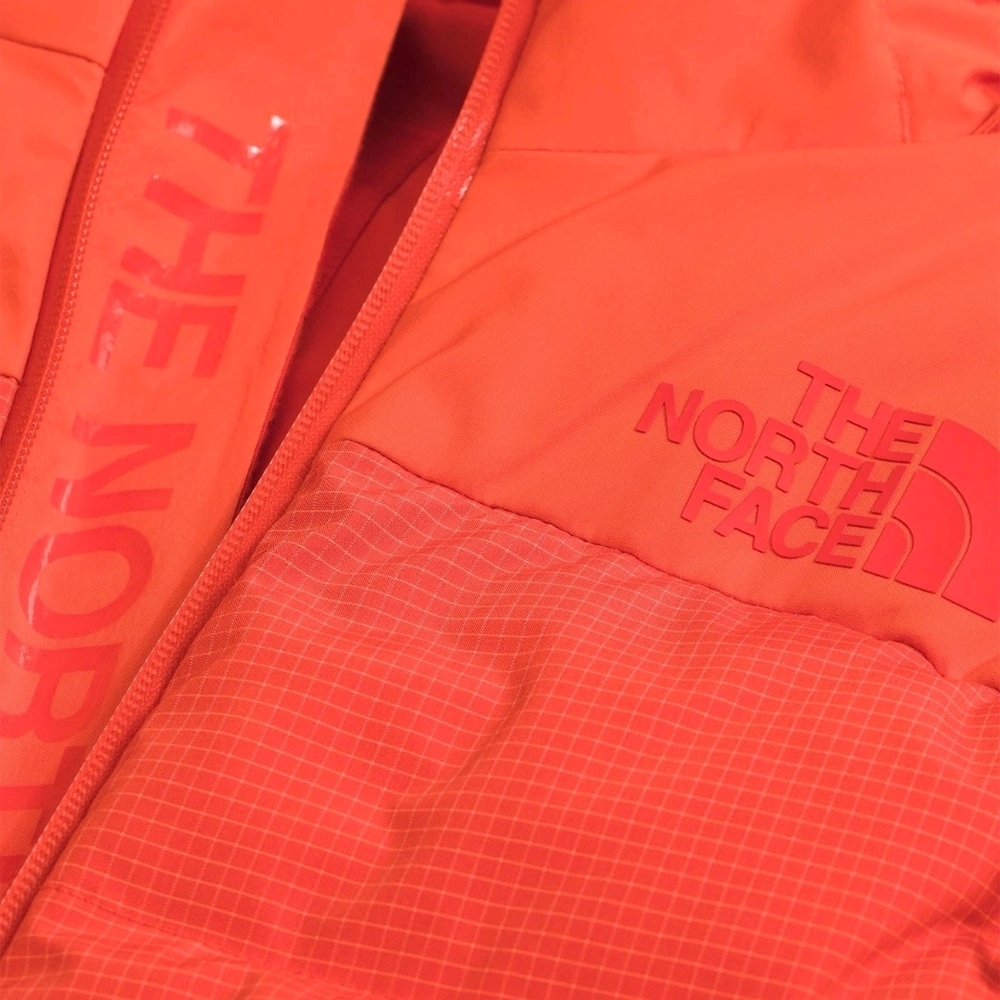 The North Face Off The Clock Snowsuit Women's Bright Orange Ski Jacket - Picture 3 of 13